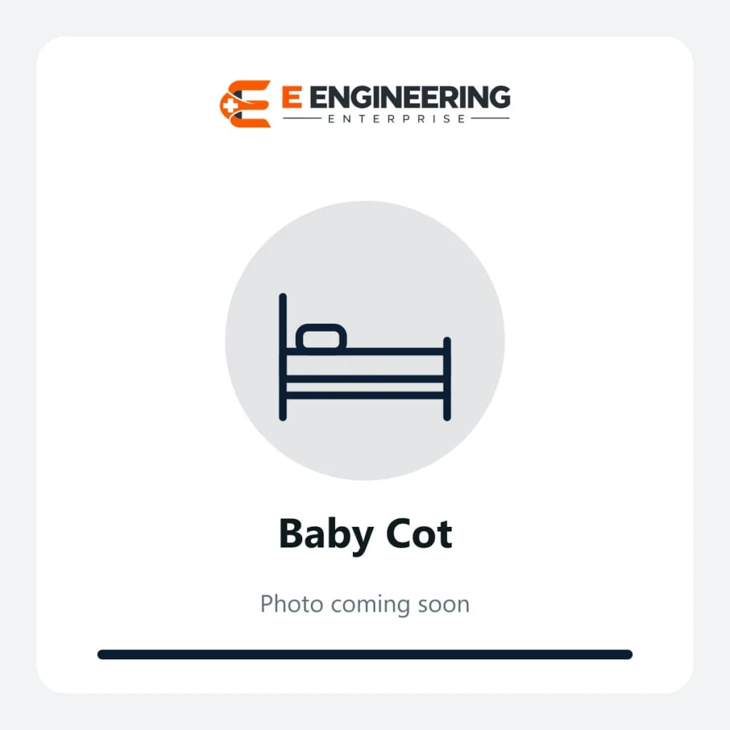 Baby cot, available to quote for hospitals and clinics.