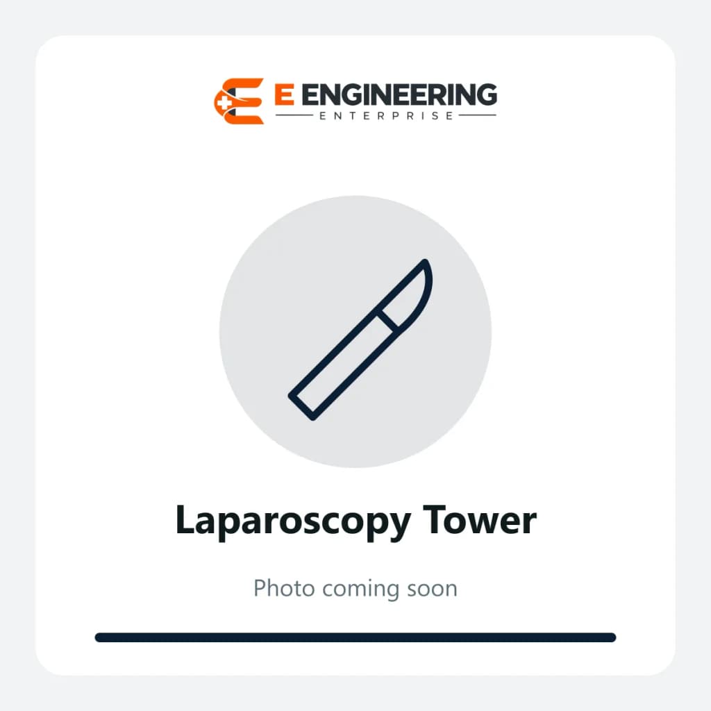 Laparoscopy tower for general and specialist surgical theatres. Ask us for a quotation.