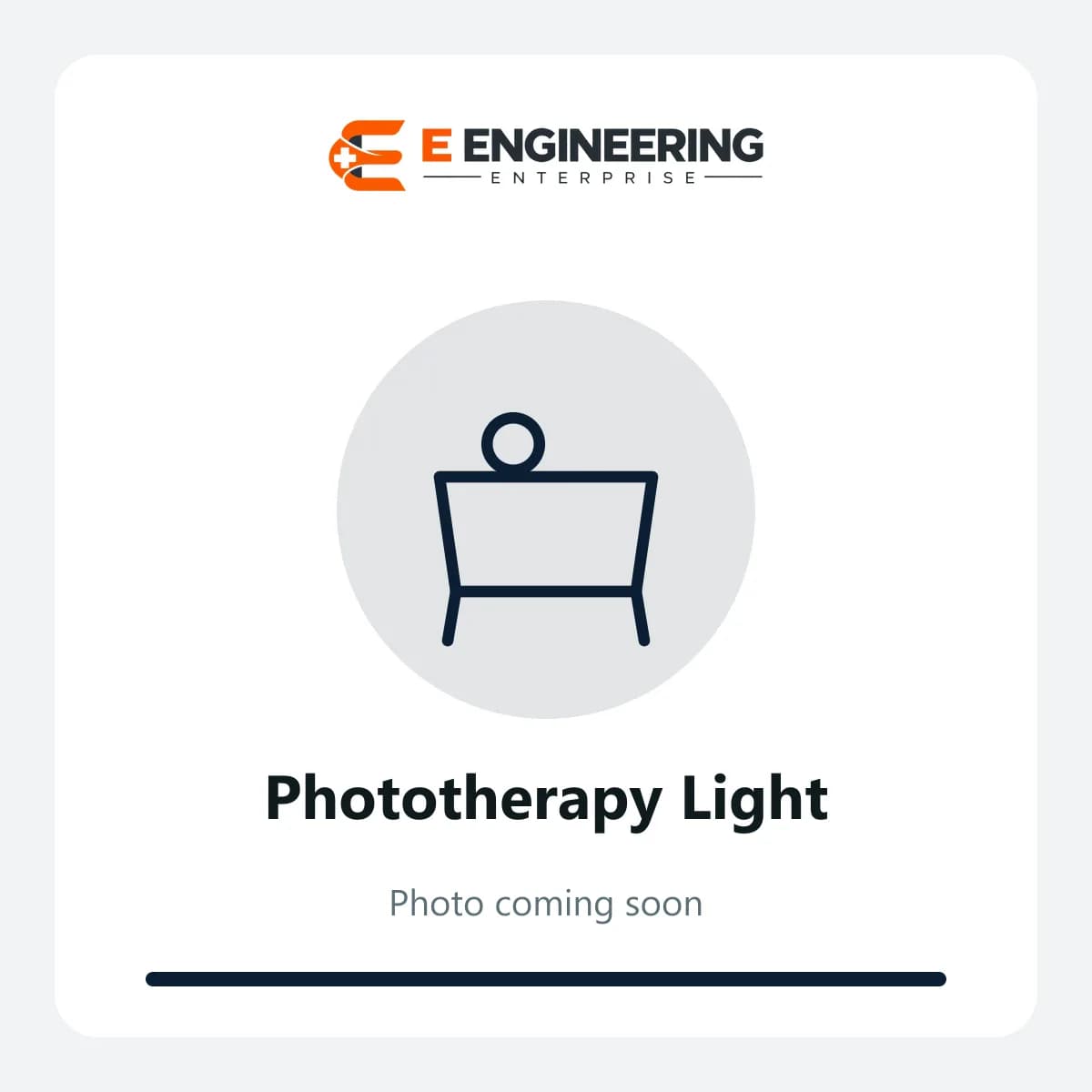 phototherapy unit — quoted on request.