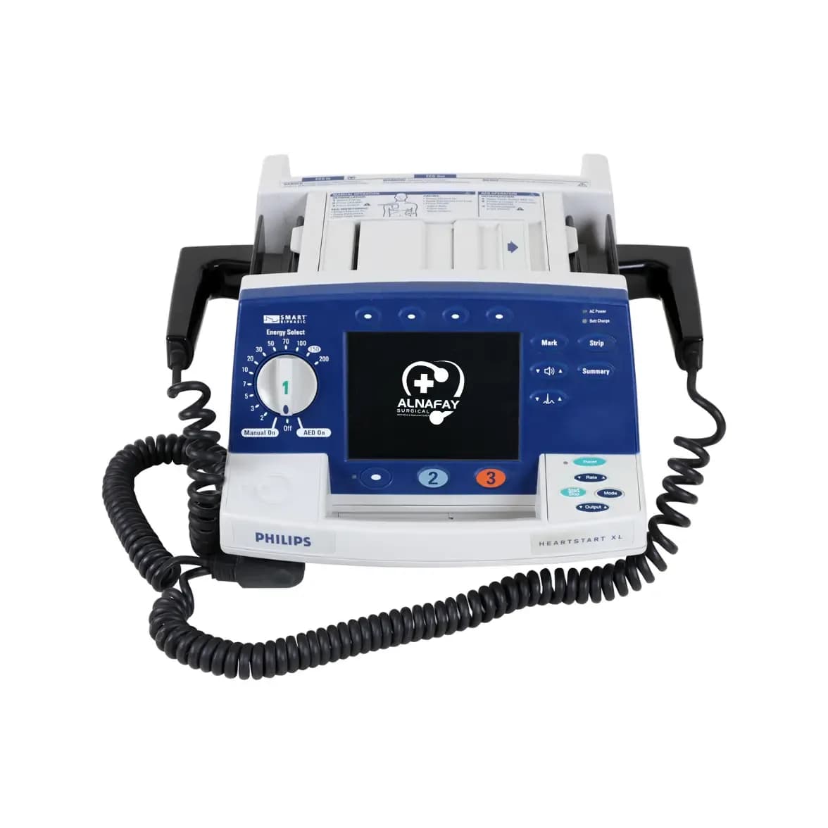 Philips defibrillator — quoted on request.