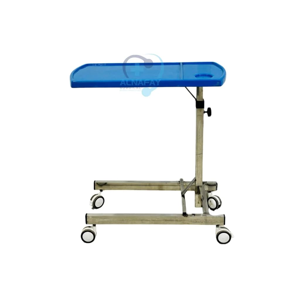 Over bed table for wards, clinics and theatres. Ask us for a quotation.