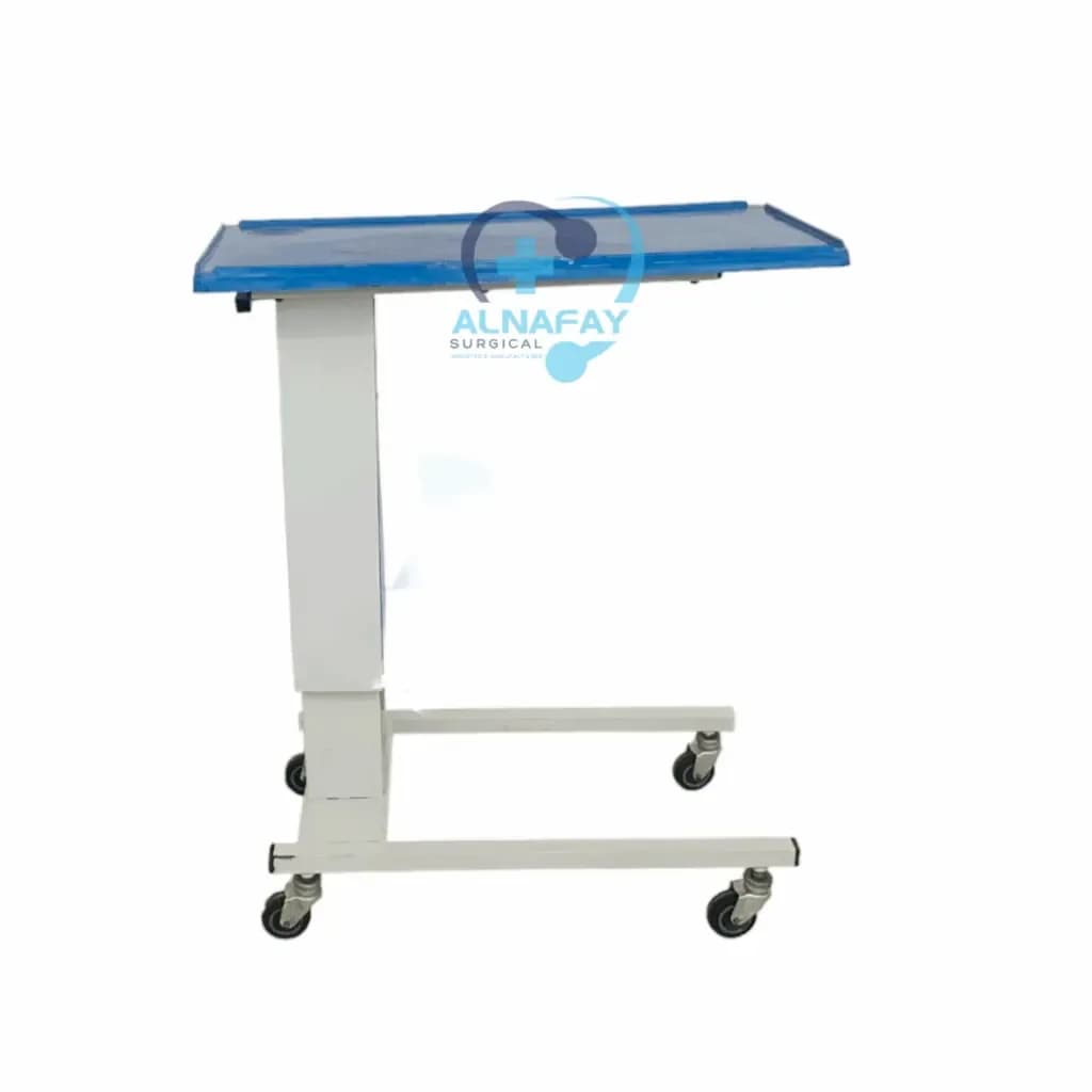 Over bed table, available to quote for hospitals and clinics.