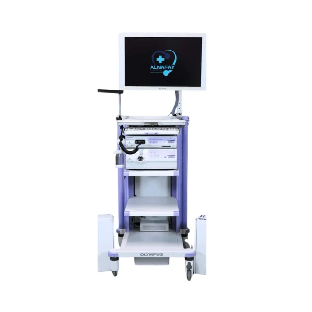 Laparoscopy tower by Olympus, available to quote for hospitals and clinics.