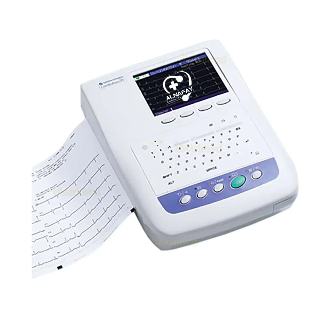 ECG machine for ICUs, wards and recovery bays. Ask us for a quotation.