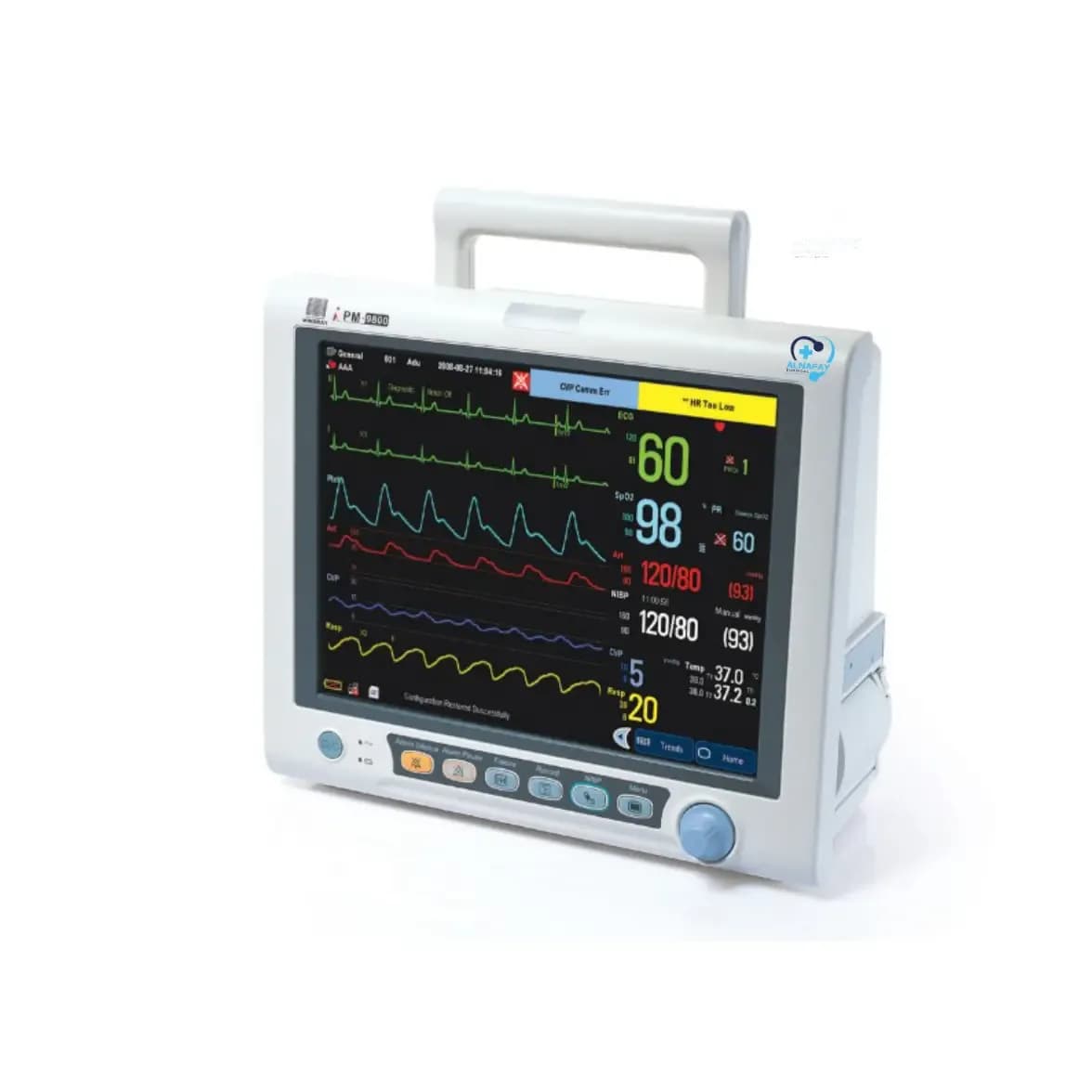 Patient monitor for ICUs, wards and recovery bays. Ask us for a quotation.