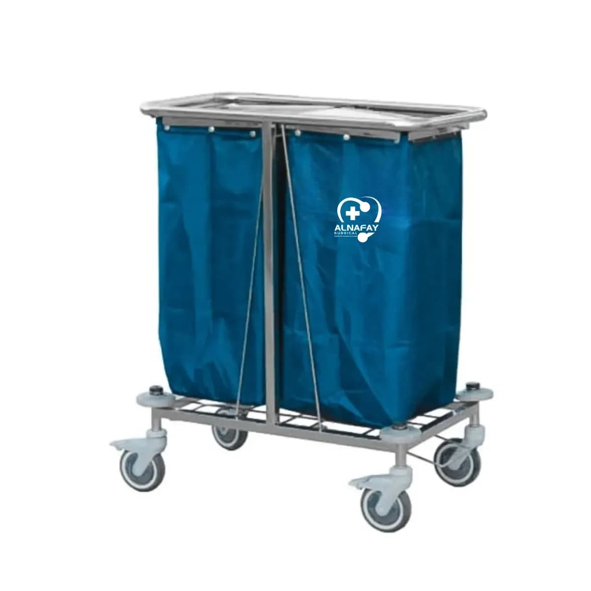 Linen trolley for theatres, CSSDs and wards. Ask us for a quotation.