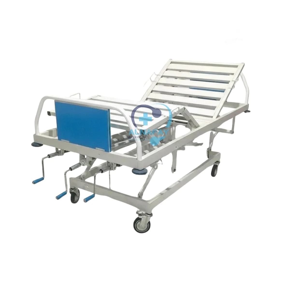 Hospital bed for inpatient wards and maternity units. Ask us for a quotation.