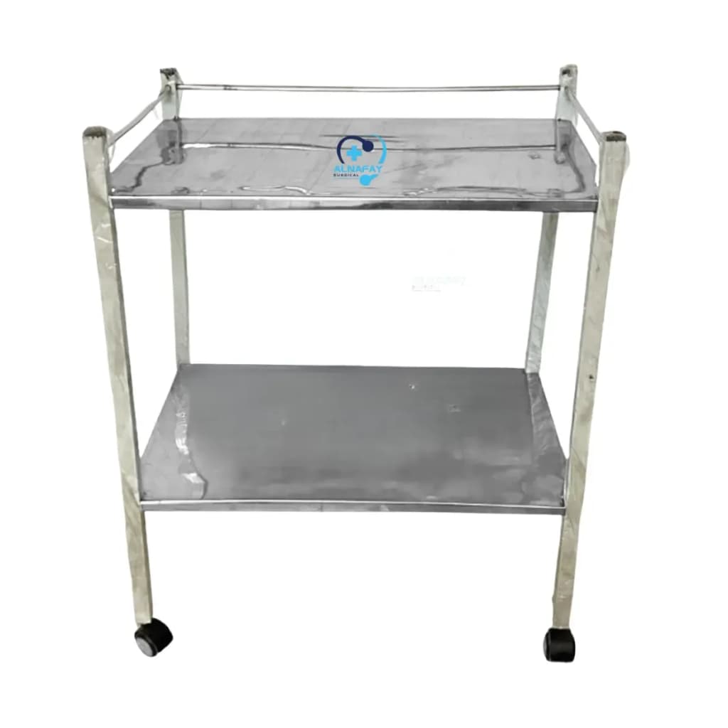Instrument trolley for theatres, CSSDs and wards. Ask us for a quotation.