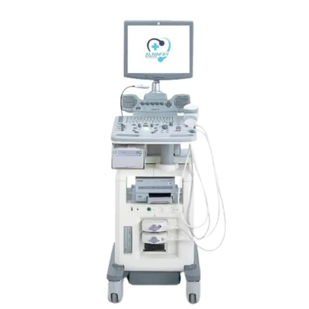 Ultrasound machine by GE Healthcare, available to quote for hospitals and clinics.