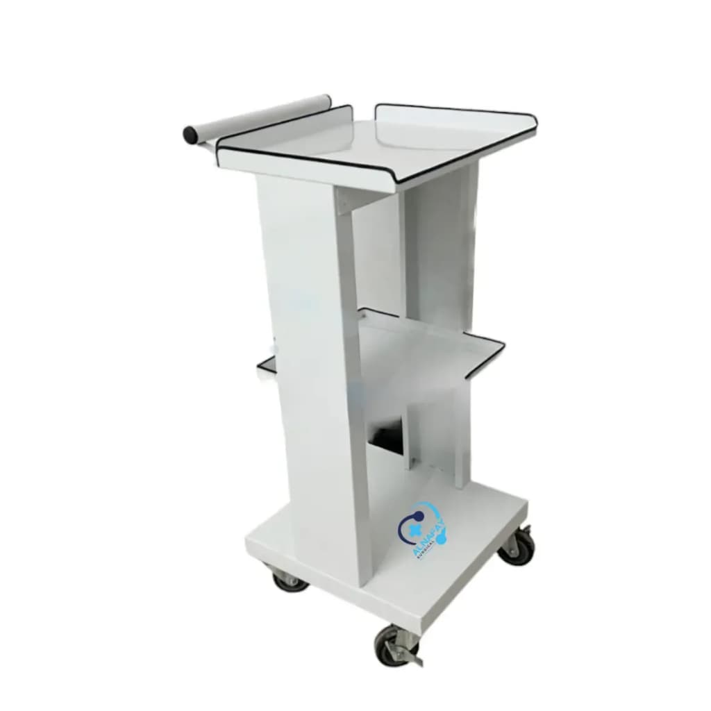 Equipment trolley for wards, theatres and emergency rooms. Ask us for a quotation.