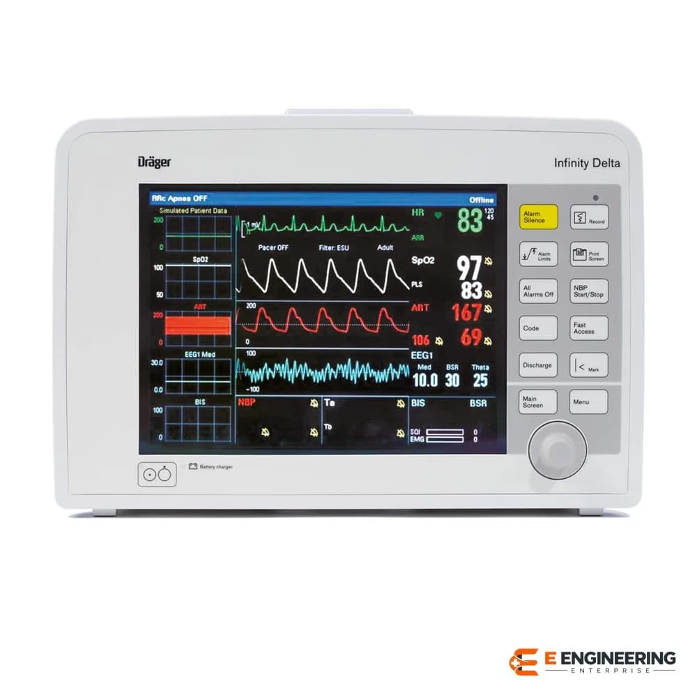 Patient monitor for ICUs, wards and recovery bays. Ask us for a quotation.